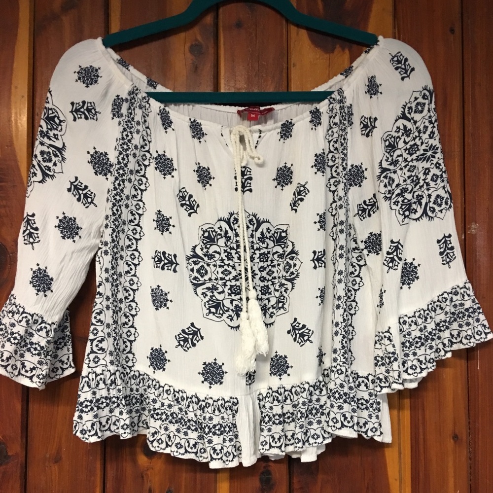 Off the shoulder blouse